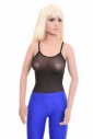 Women's Bodysuit Thin Strap See Through Vest 325