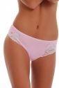 Deep Cotton Classic Briefs Panties Wide Belt Decorated with Lace 026